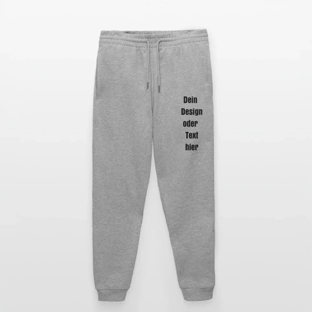 Stanley/Stella Unisex Bio Jogginghose Mover  - personalisierbar - Grau meliert