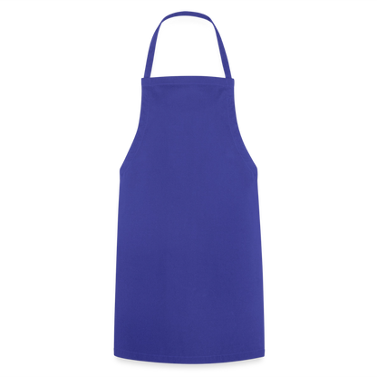 Kochschürze 100 % Baumwolle - personalisierbar - Royalblau