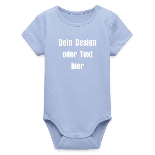 Stanley/Stella Baby Bio Kurzarm-Body - personalisierbar - Sky