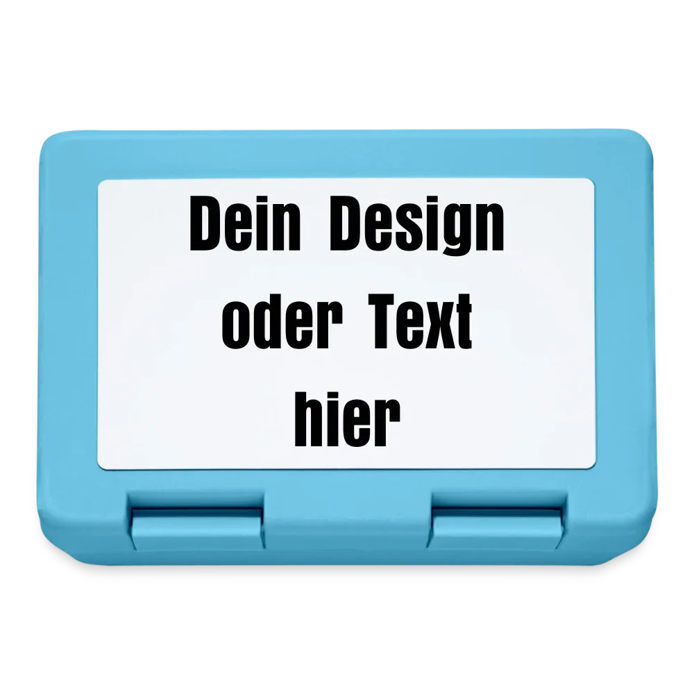 Brotdose - personalisierbar - Saphirblau