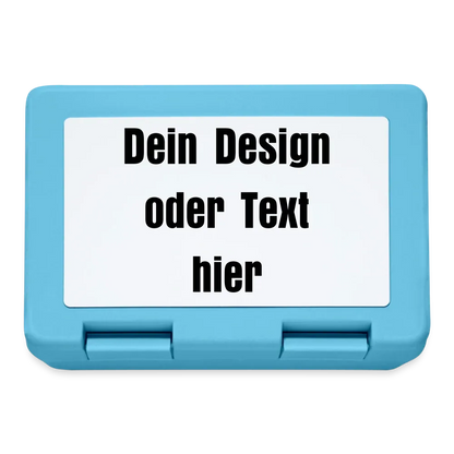 Brotdose - personalisierbar - Saphirblau