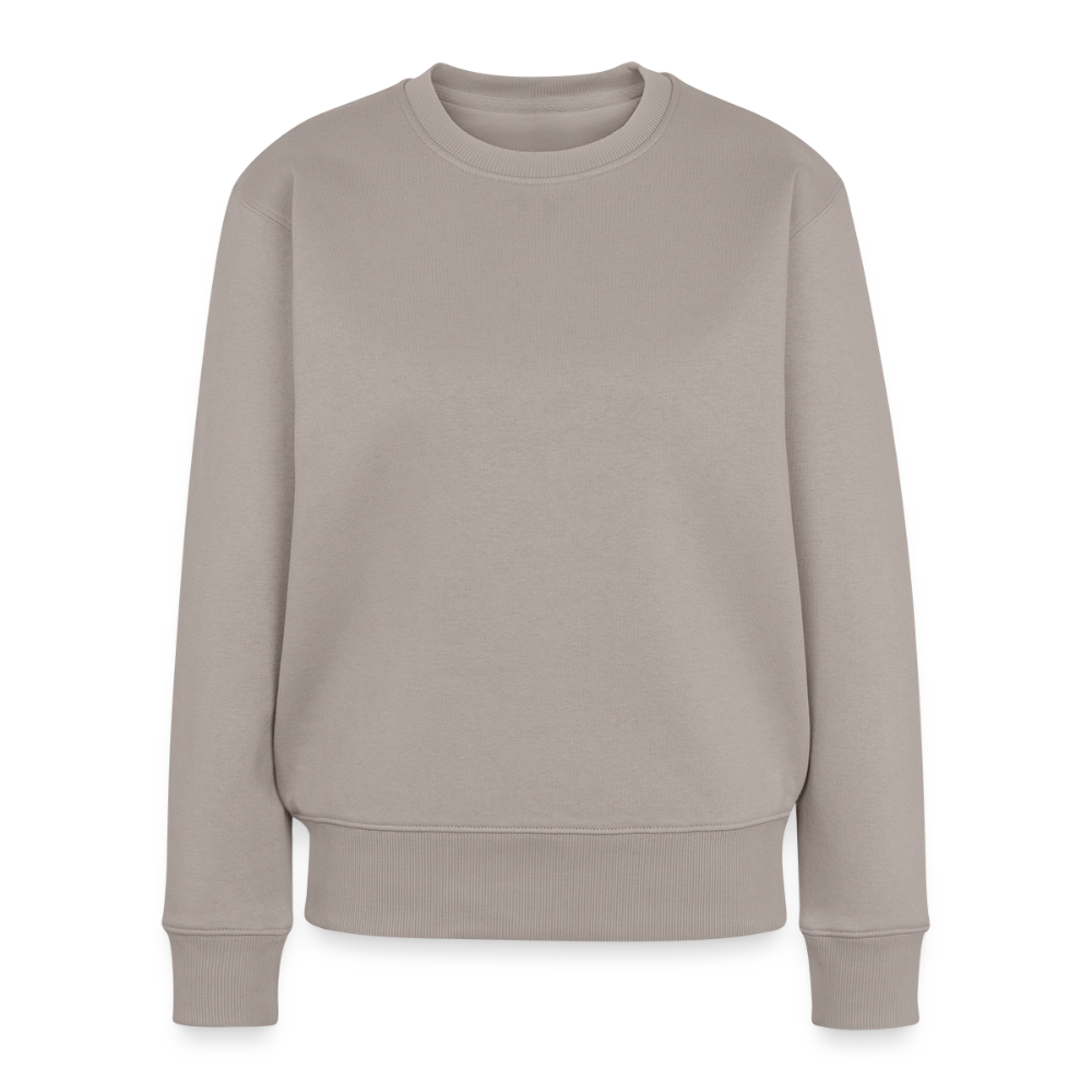 Frauen Premium Pullover - personalisierbar - Taupe