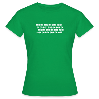 48K ZX Spectrum Motiv-T-Shirt für Frauen, Farbe Kelly Green