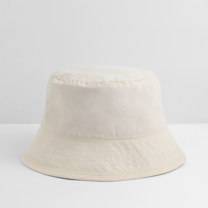 Stanley/Stella recycelter Bucket Hat - personalisierbar - Naturweiß