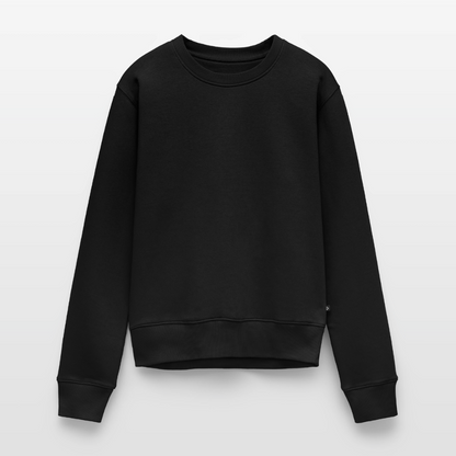 Frauen Premium Pullover - personalisierbar - Schwarz