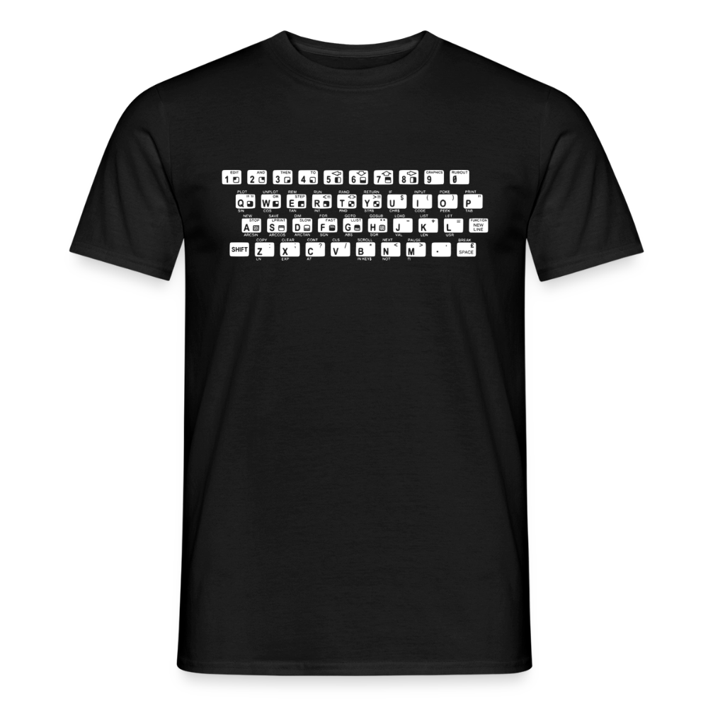 48K ZX Spectrum Retro T-Shirt für Herren - Schwarz