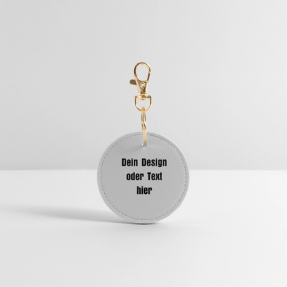 BOUTIQUE Schlüsselanhänger - personalisierbar - Grau