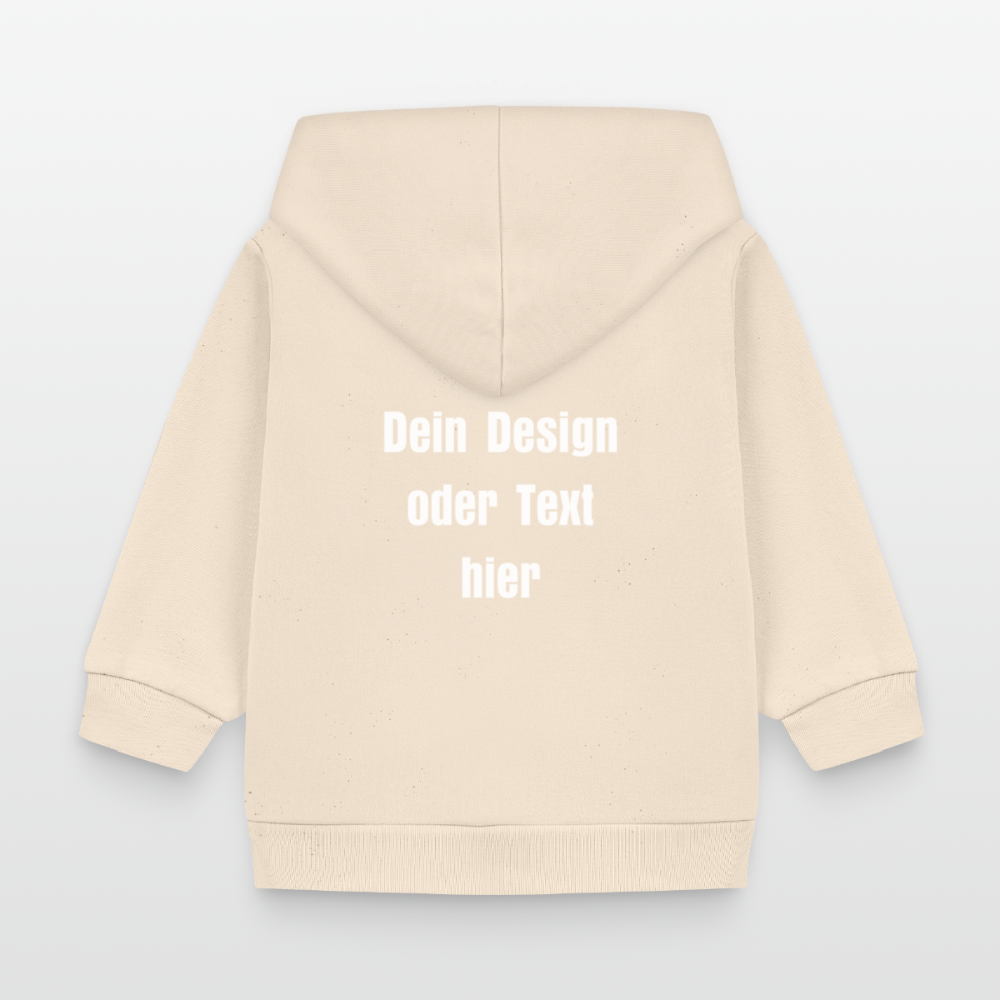 Stanley/Stella Bio Zip Hoodie BABY CONNECTOR - personalisierbar - Natur