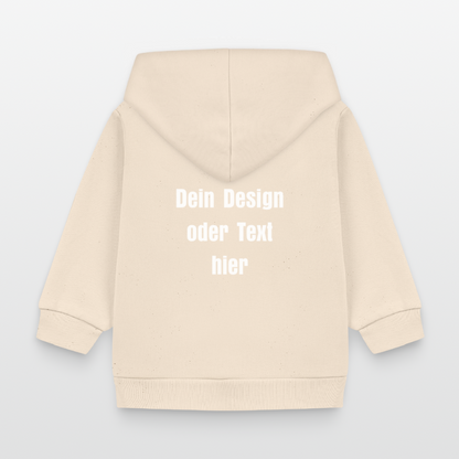 Stanley/Stella Bio Zip Hoodie BABY CONNECTOR - personalisierbar - Natur