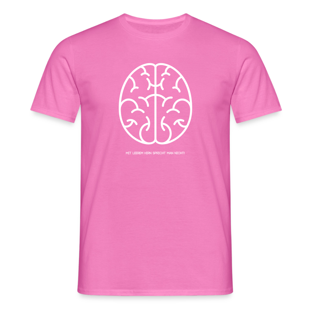 "Hirn" Motiv-T-Shirt für Männer - Pink