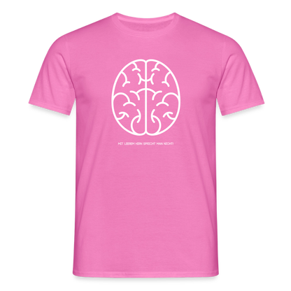 "Hirn" Motiv-T-Shirt für Männer - Pink