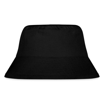 Stanley/Stella recycelter Bucket Hat - personalisierbar - Schwarz