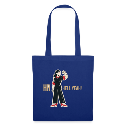 HR. Hell yeah! Stoffbeutel, Farbe Royalblau