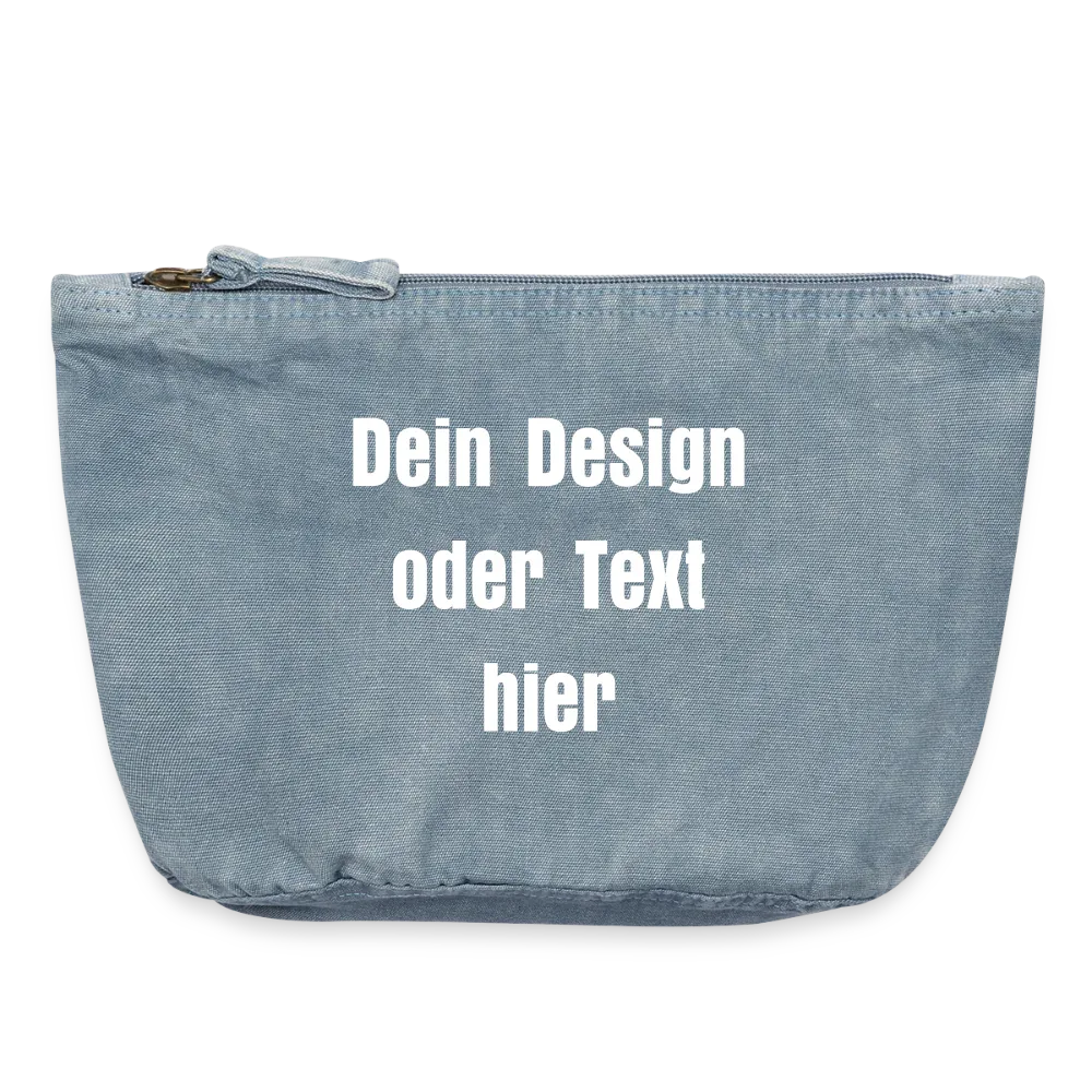 VINTAGE Täschchen - personalisierbar - vintage light blue
