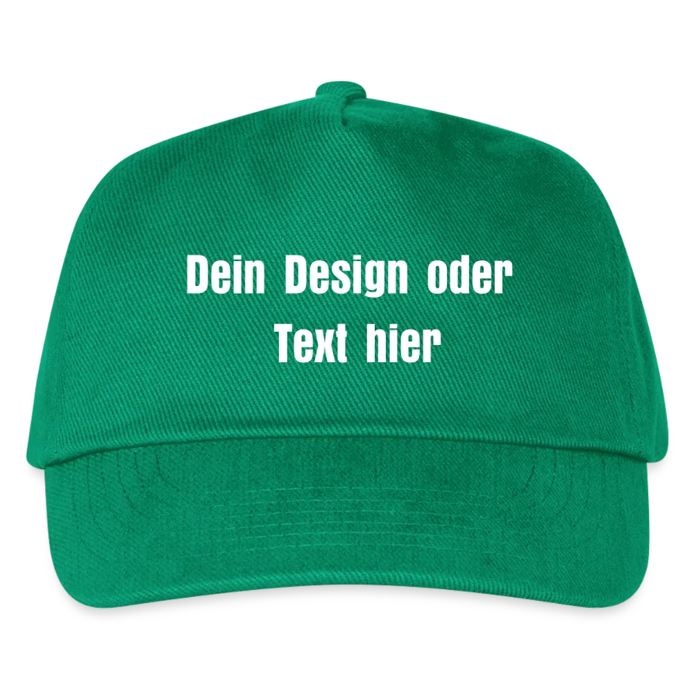 Kontrast Snapback Basecap für Kinder - personalisierbar - Grün