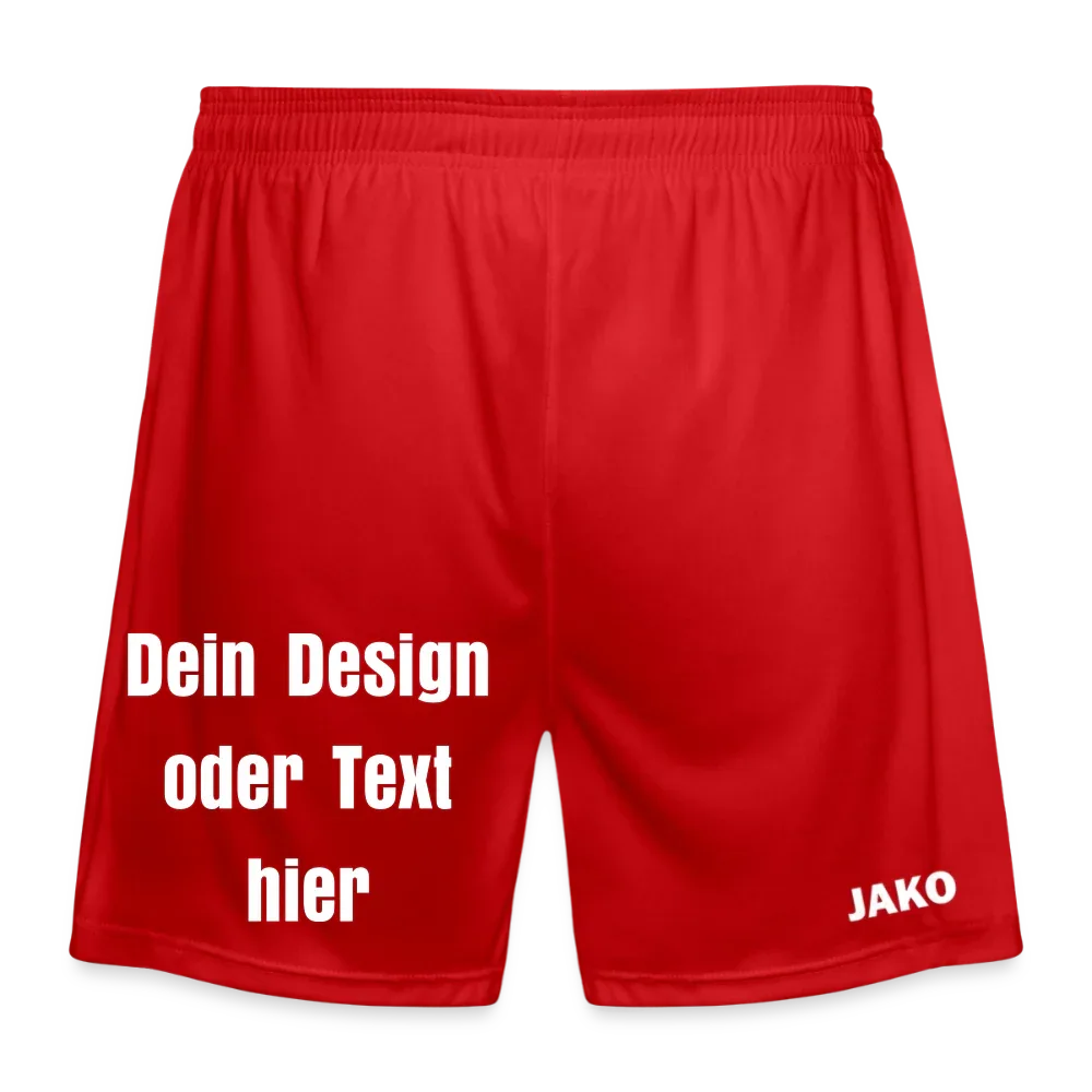 JAKO Sporthose Manchester 2.0 - personalisierbar - Rot