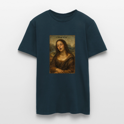 "Moan Lisa" Männer T-Shirt - Navy