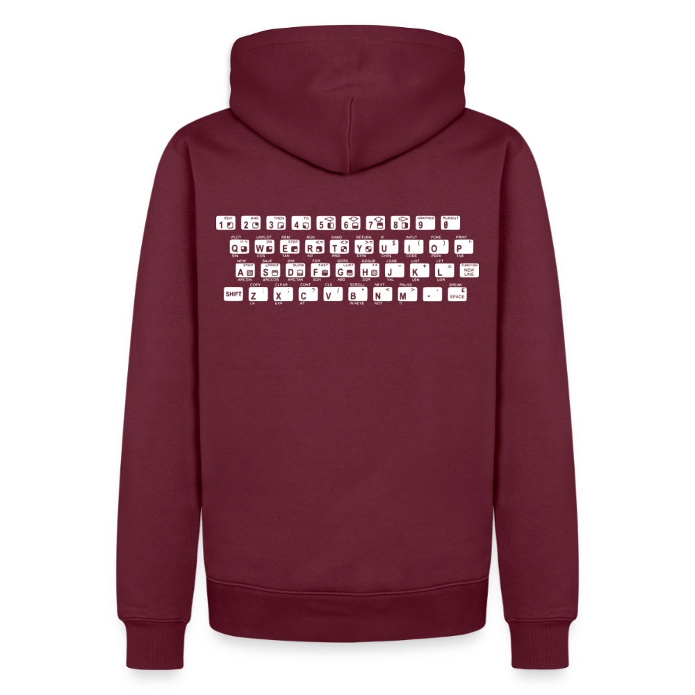 48K ZX Spectrum Retro Hoodie für Herren - Burgunderrot