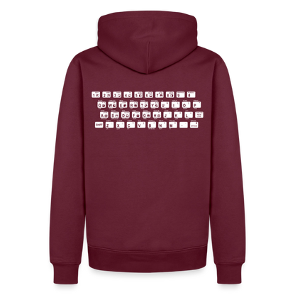 48K ZX Spectrum Retro Hoodie für Herren - Burgunderrot