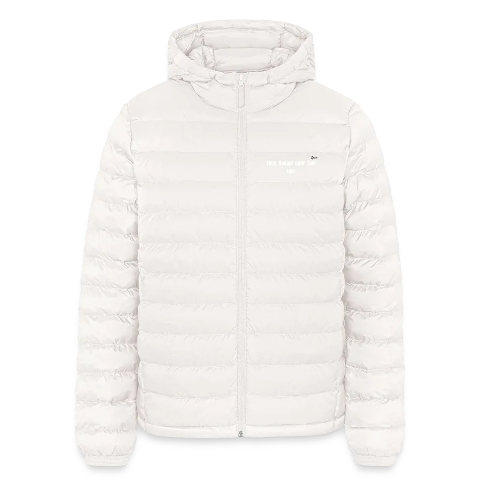 LIGHTWEIGHT Männer Pufferjacke von Stanley/Stella - personalisierbar - Gebrochenes Weiß