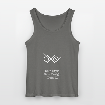 Gildan Männer Tank Top - personalisierbar - Anthrazit