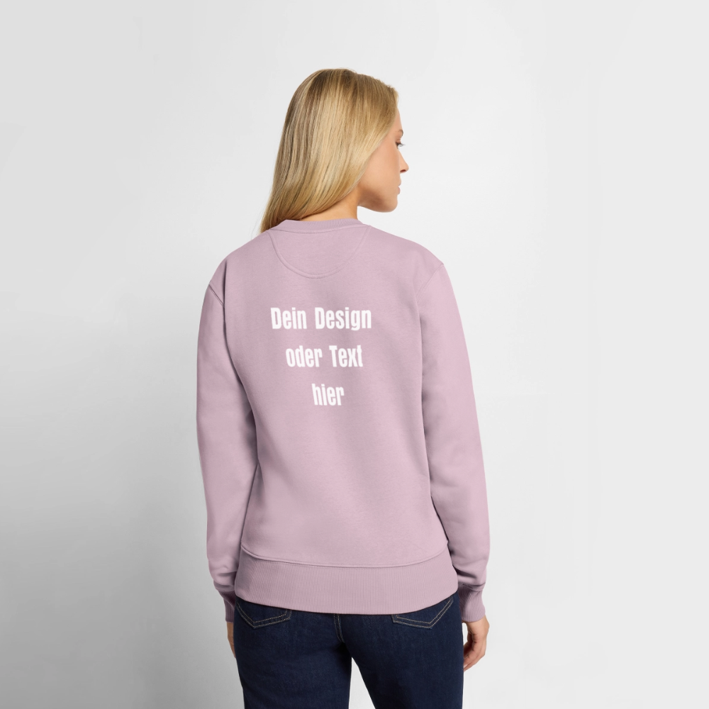 Frauen Premium Pullover - personalisierbar - Altrosa