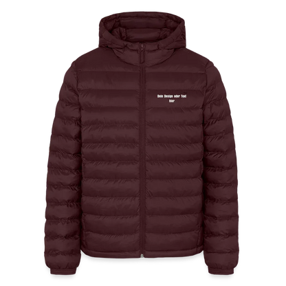 LIGHTWEIGHT Männer Pufferjacke von Stanley/Stella - personalisierbar - Maroon