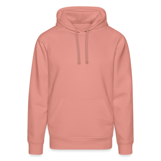 Stanley/Stella Unisex Bio-Hoodie DRUMMER - personalisierbare Vorder- und Rückseite - Altrosa