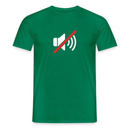 "You're on mute. Signal-Motiv" Motiv-T-Shirt für Männer, Farbe Kelly Green