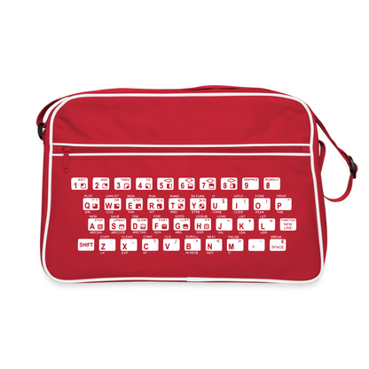 48K ZX Spectrum Retro Tasche - Rot/Weiß