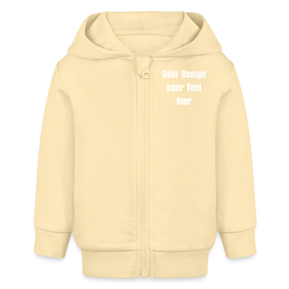 Stanley/Stella Bio Zip Hoodie BABY CONNECTOR - personalisierbar - Creme
