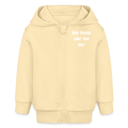Stanley/Stella Bio Zip Hoodie BABY CONNECTOR - personalisierbar - Creme