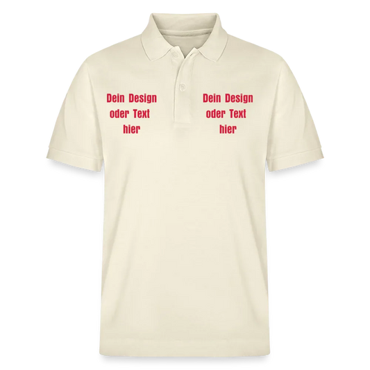 Stanley/Stella Unisex Bio-Poloshirt PREPSTER - personalisierbar - Natur