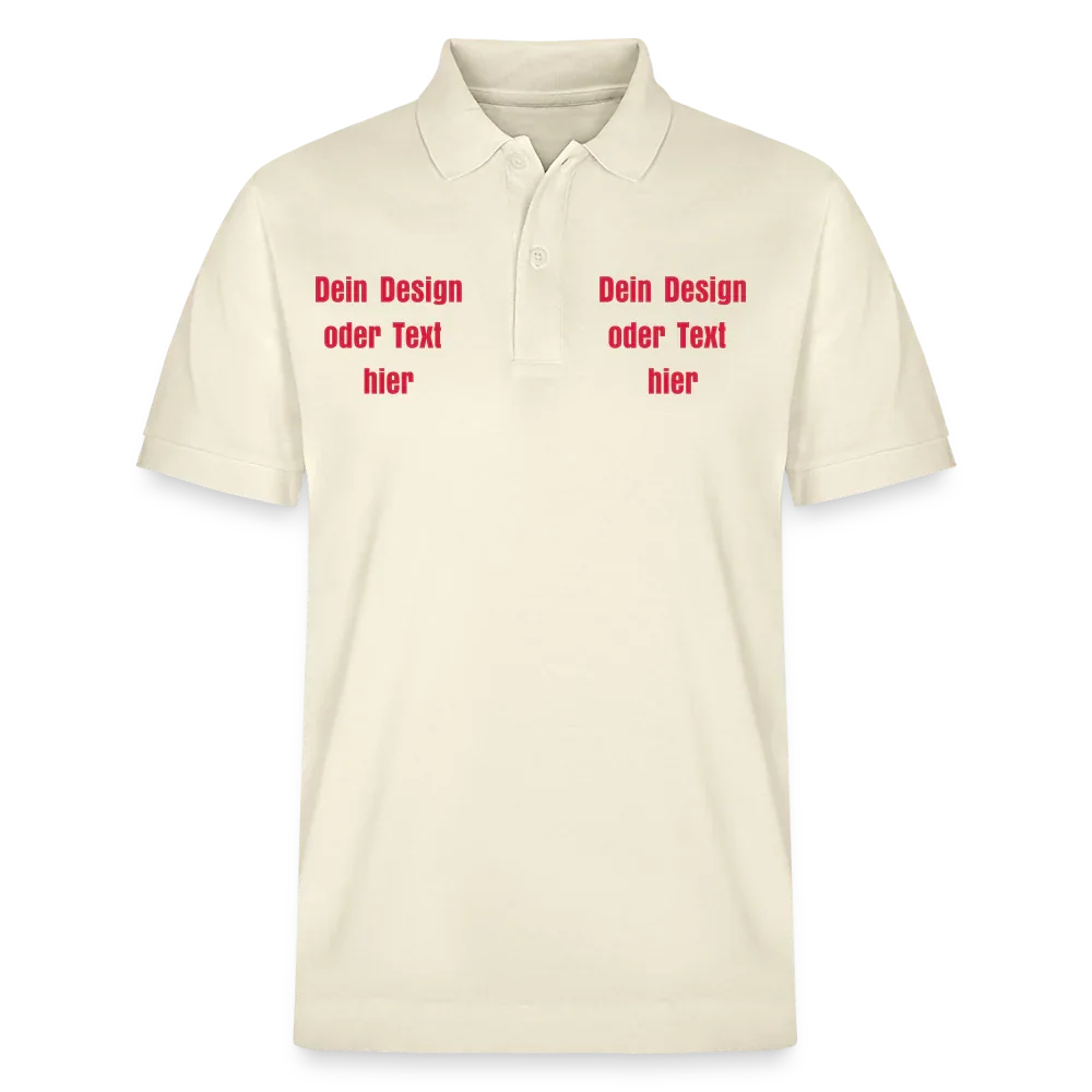 Stanley/Stella Unisex Bio-Poloshirt PREPSTER - personalisierbar - Natur