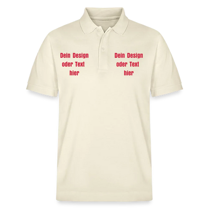 Stanley/Stella Unisex Bio-Poloshirt PREPSTER - personalisierbar - Natur
