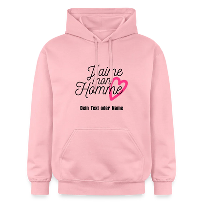 Kuschel-Hoodie "Valentine" für Frauen – personalisierbar & weich - Hellrosa