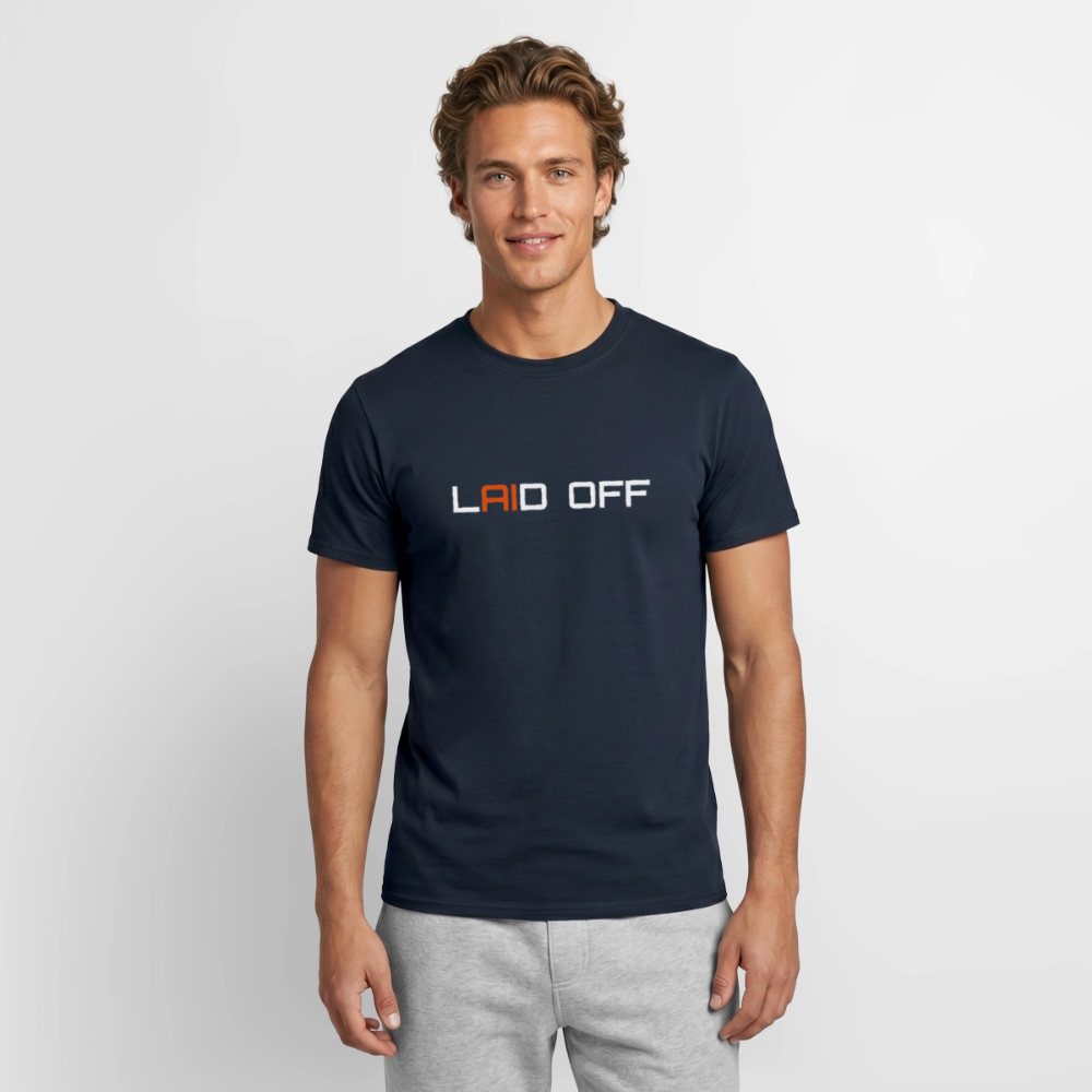 Männer T-Shirt "Laid off" - Navy