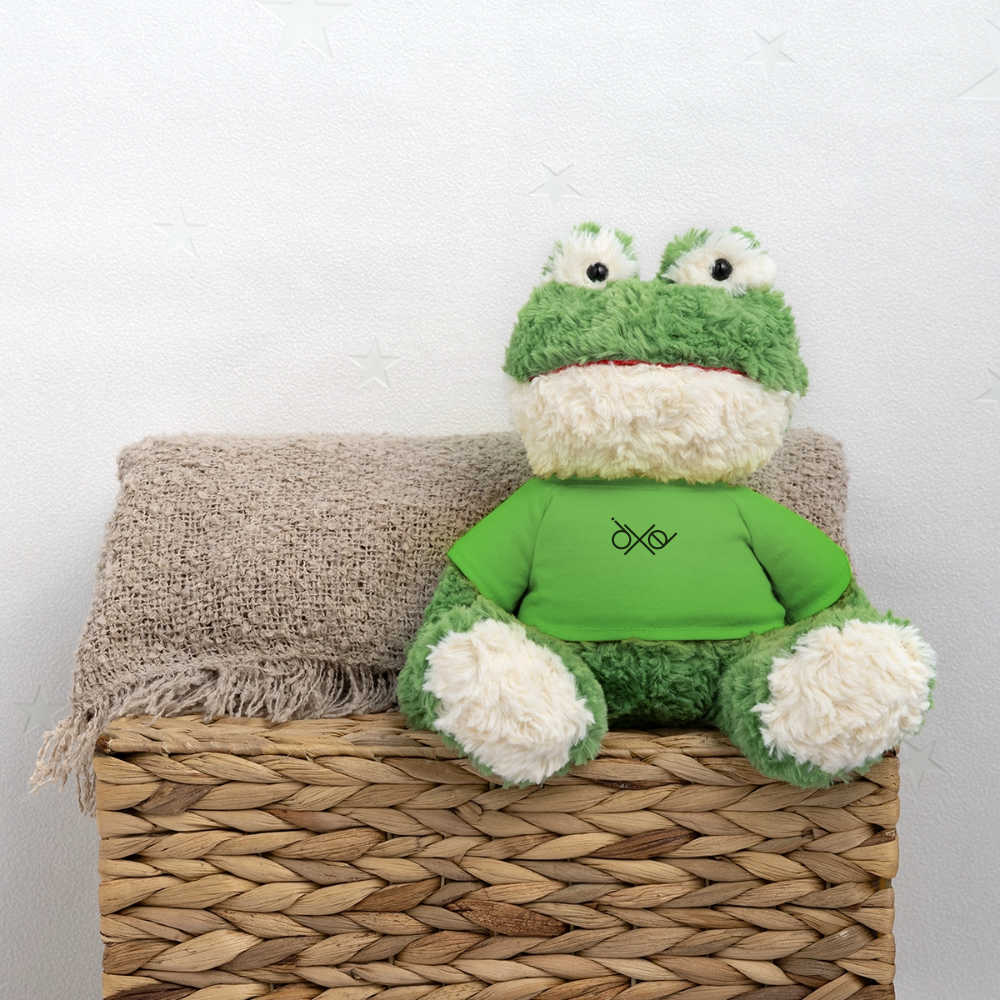 MiniFeet® Frosch Torge - personalisierbar - Hellgrün