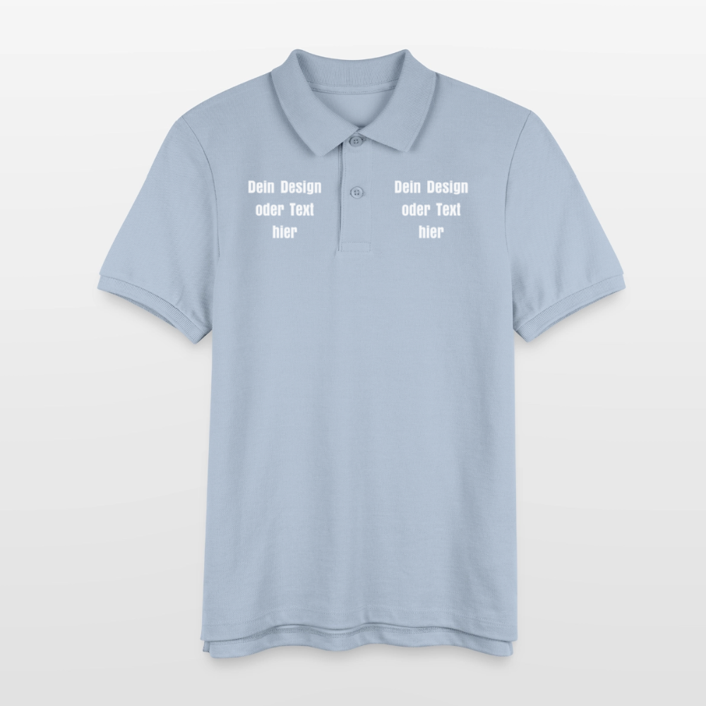 Stanley/Stella Teenager Bio-Poloshirt MINI SPRINTER - personalisierbar - sky Blue