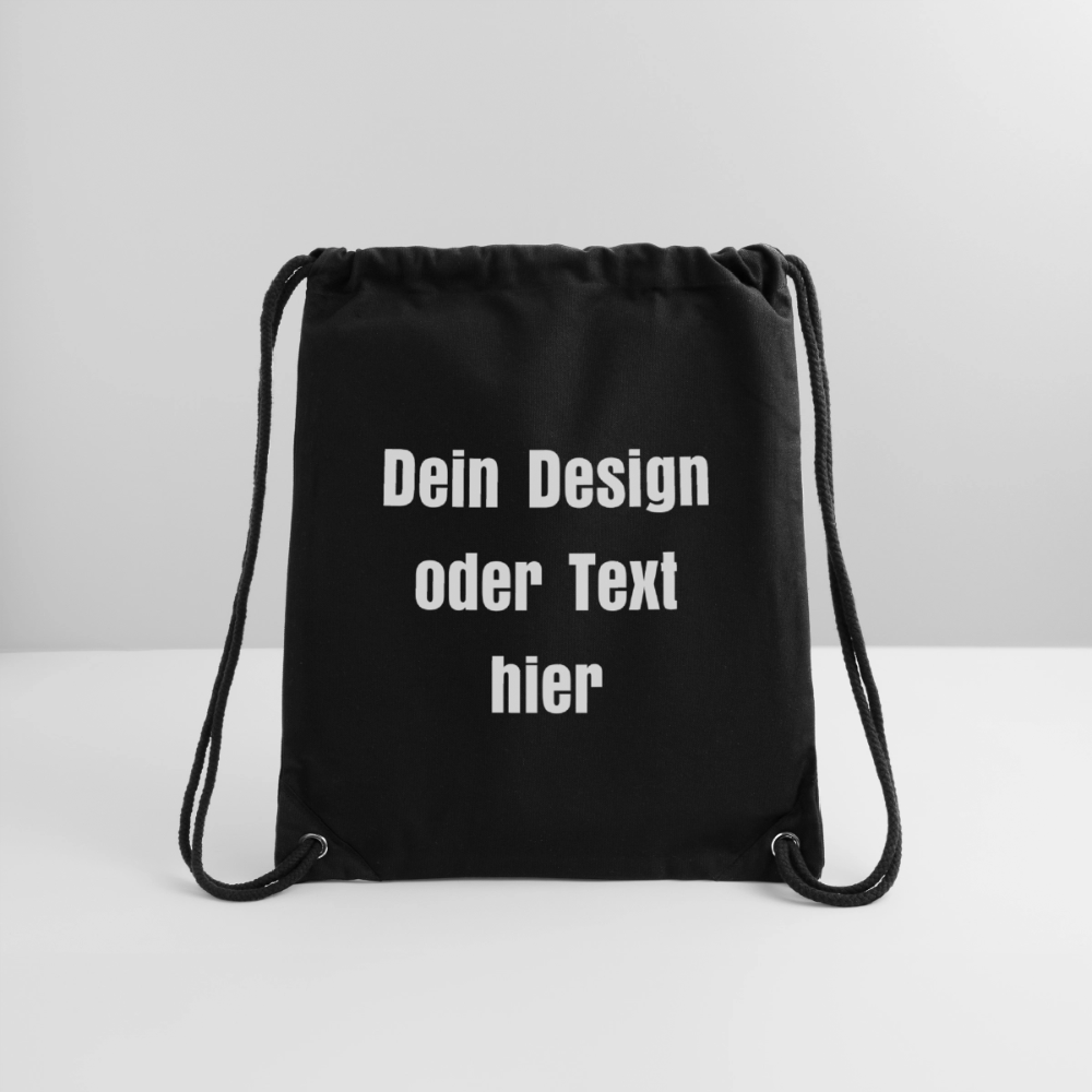 Stanley/Stella recycelter Gym Bag - personalisierbar - Schwarz