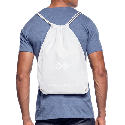 Turnbeutel - personalisierbar - Weiß