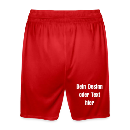 JAKO Kinder Sporthose Manchester 2.0 - personalisierbar - Rot