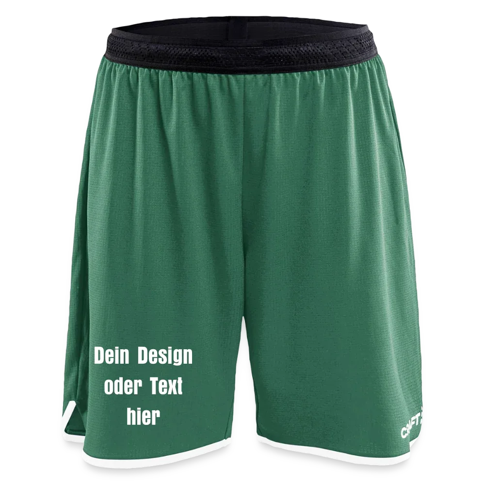 CRAFT Progress Frauen Basketballshorts - personalisierbar - Fichte