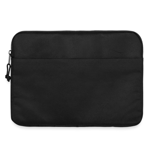 Laptoptasche passend für bis zu 15 Zoll Laptopgröße - personalisierbar - Schwarz