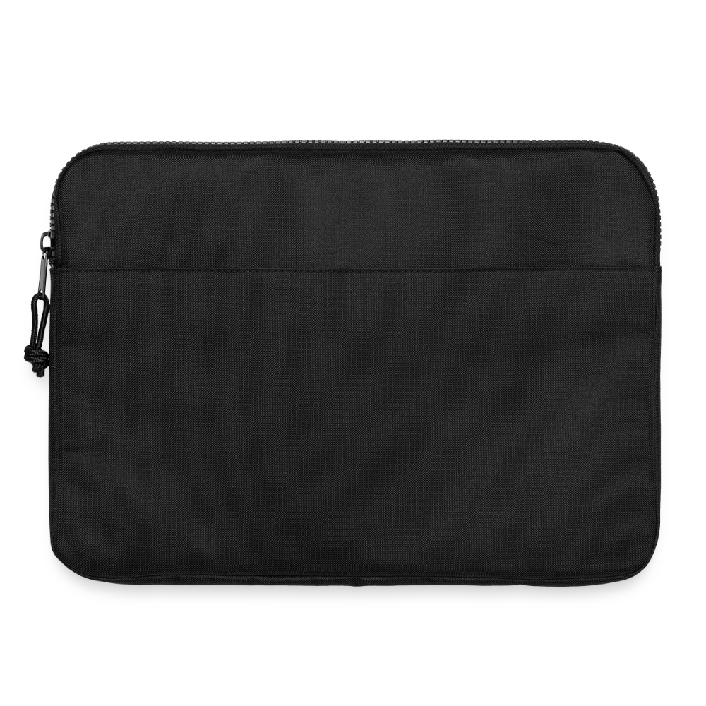 Laptoptasche passend für bis zu 15 Zoll Laptopgröße - personalisierbar - Schwarz