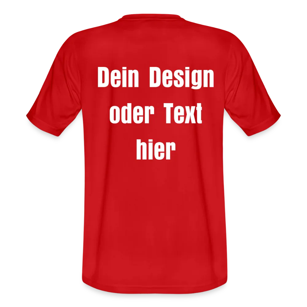 JAKO Männer Trikot Team - personalisierbare Vorder- und Rückseite - Rot