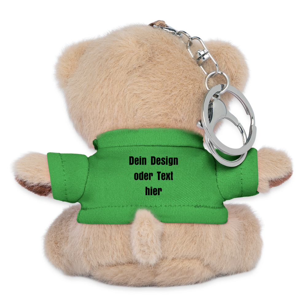 Kuscheltier Schlüsselanhänger - personalisierbar - Grün