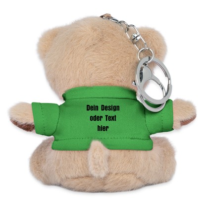 Kuscheltier Schlüsselanhänger - personalisierbar - Grün