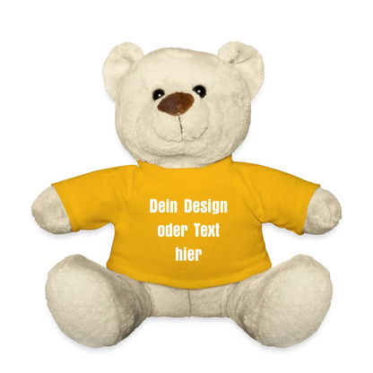 Teddy - personalisierbar - Sonnengelb