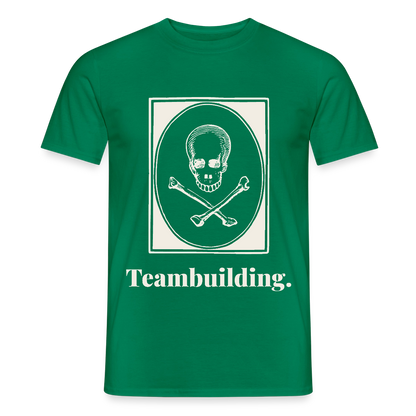 "Teambuilding." Motiv-T-Shirt für Männer, Farbe Kelly Green